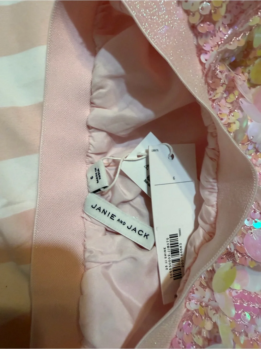 NWT Janie and Jack Sequin Sparkle Skirt